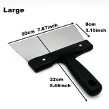 Maxbell Chocolate Spatula Lightweight Sturdy Cream Scraper for Wedding Mousse Pastry large