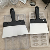 Maxbell Chocolate Spatula Lightweight Sturdy Cream Scraper for Wedding Mousse Pastry small