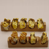 Maxbell Sushi Taco Holder Boat Multipurpose U Shaped Tableware Sushi Hand Roll Stand 1 Slot