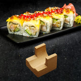 Maxbell Sushi Taco Holder Boat Multipurpose U Shaped Tableware Sushi Hand Roll Stand 1 Slot