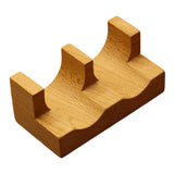 Maxbell Sushi Taco Holder Boat Multipurpose U Shaped Tableware Sushi Hand Roll Stand 2 Slots