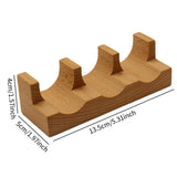 Maxbell Sushi Taco Holder Boat Multipurpose U Shaped Tableware Sushi Hand Roll Stand 3 Slots