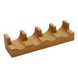 Maxbell Sushi Taco Holder Boat Multipurpose U Shaped Tableware Sushi Hand Roll Stand 4 Slots