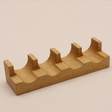 Maxbell Sushi Taco Holder Boat Multipurpose U Shaped Tableware Sushi Hand Roll Stand 4 Slots