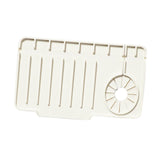 Maxbell Drain Tray Waterproof Accessories Silicone Countertop Sturdy Sink Drying Mat White