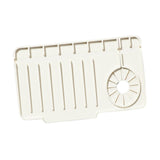Maxbell Drain Tray Waterproof Accessories Silicone Countertop Sturdy Sink Drying Mat White