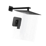 Maxbell Square Rain Shower Head Home Showerhead Wall Mount Replacement High Pressure