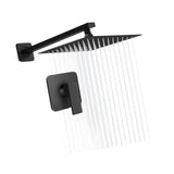 Maxbell Square Rain Shower Head Home Showerhead Wall Mount Replacement High Pressure