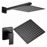 Maxbell Square Rain Shower Head Home Showerhead Wall Mount Replacement High Pressure