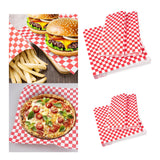 Maxbell 100Pcs Deli Paper Sheets Resistant Square for Cake Hamburgers Cookies