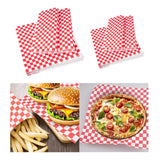 Maxbell 100Pcs Deli Paper Sheets Resistant Square for Cake Hamburgers Cookies