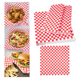 Maxbell 100Pcs Deli Paper Sheets Resistant Square for Cake Hamburgers Cookies