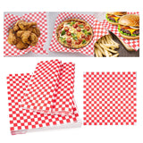 Maxbell 100Pcs Deli Paper Sheets Resistant Square for Cake Hamburgers Cookies