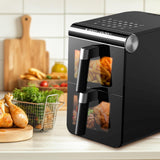Maxbell Air Fryer with Adjustable Temperature 1200 W Cooker for Crisps Roasts Broils