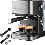 Maxbell Italian Drip Coffee Machine Semi Automatic Coffee Maker for Hotel EU Adapter