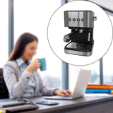 Maxbell Italian Drip Coffee Machine Semi Automatic Coffee Maker for Hotel EU Adapter