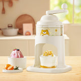 Maxbell Manual Ice Crusher Hand Shaved Ice Machine for Indoor Outdoor Home Use Party