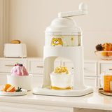 Maxbell Manual Ice Crusher Hand Shaved Ice Machine for Indoor Outdoor Home Use Party