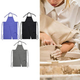 Maxbell Pottery Apron Simple Ceramic Clay Apron for Potters DIY Ceramic Sculpture Purple