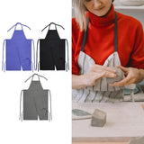 Maxbell Pottery Apron Simple Ceramic Clay Apron for Potters DIY Ceramic Sculpture Purple