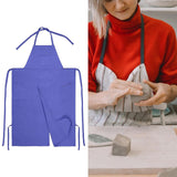 Maxbell Pottery Apron Simple Ceramic Clay Apron for Potters DIY Ceramic Sculpture Purple