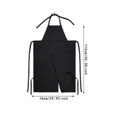 Maxbell Pottery Apron Simple Ceramic Clay Apron for Potters DIY Ceramic Sculpture Black