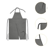 Maxbell Pottery Apron Simple Ceramic Clay Apron for Potters DIY Ceramic Sculpture Gray