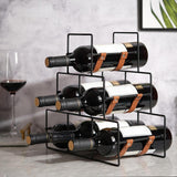 Maxbell Countertop Wine Rack Sturdy Tabletop Wine Holder for Dining Room Pantry Home