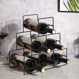 Maxbell Countertop Wine Rack Sturdy Tabletop Wine Holder for Dining Room Pantry Home