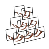 Maxbell Countertop Wine Rack Sturdy Tabletop Wine Holder for Dining Room Pantry Home