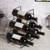 Maxbell Countertop Wine Rack Sturdy Tabletop Wine Holder for Dining Room Pantry Home