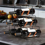 Maxbell Countertop Wine Rack Sturdy Tabletop Wine Holder for Dining Room Pantry Home