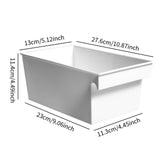 Maxbell Storage Bin Space Saving Refrigerator Organizer for Desktop Classroom Closet S
