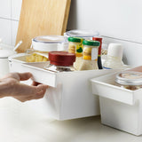 Maxbell Storage Bin Space Saving Refrigerator Organizer for Desktop Classroom Closet S
