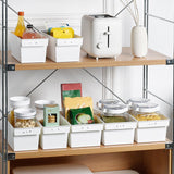 Maxbell Storage Bin Space Saving Refrigerator Organizer for Desktop Classroom Closet L