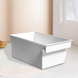Maxbell Storage Bin Space Saving Refrigerator Organizer for Desktop Classroom Closet L