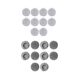 Maxbell 10Pcs Replacement Pads for Window Cleaning Robot Universal Microfiber Cloth Plush Texture