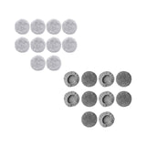 Maxbell 10Pcs Replacement Pads for Window Cleaning Robot Universal Microfiber Cloth Plush Texture