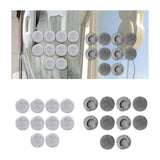 Maxbell 10Pcs Replacement Pads for Window Cleaning Robot Universal Microfiber Cloth Plush Texture