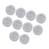 Maxbell 10Pcs Replacement Pads for Window Cleaning Robot Universal Microfiber Cloth Plush Texture