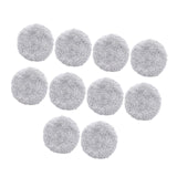 Maxbell 10Pcs Replacement Pads for Window Cleaning Robot Universal Microfiber Cloth Plush Texture