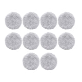 Maxbell 10Pcs Replacement Pads for Window Cleaning Robot Universal Microfiber Cloth Plush Texture