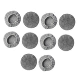 Maxbell 10Pcs Replacement Pads for Window Cleaning Robot Universal Microfiber Cloth Fleece Texture