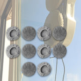 Maxbell 10Pcs Replacement Pads for Window Cleaning Robot Universal Microfiber Cloth Fleece Texture