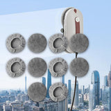 Maxbell 10Pcs Replacement Pads for Window Cleaning Robot Universal Microfiber Cloth Fleece Texture
