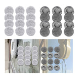 Maxbell 12Pcs Replacement Pads for Window Cleaning Robot Window Cleaner Accessory Plush Texture