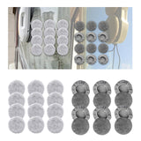 Maxbell 12Pcs Replacement Pads for Window Cleaning Robot Window Cleaner Accessory Plush Texture