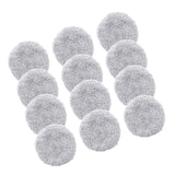 Maxbell 12Pcs Replacement Pads for Window Cleaning Robot Window Cleaner Accessory Plush Texture