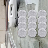 Maxbell 12Pcs Replacement Pads for Window Cleaning Robot Window Cleaner Accessory Plush Texture