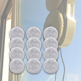 Maxbell 12Pcs Replacement Pads for Window Cleaning Robot Window Cleaner Accessory Plush Texture